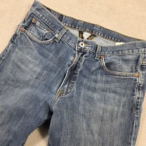 Lucky Brand Jeans Men 34x31 Blue Straight (Fits 34x31) Vintage Streetwear Skater